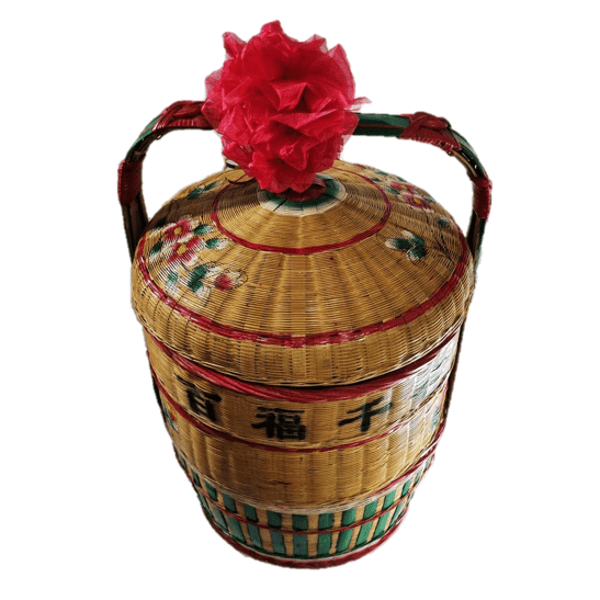 3 layered Wedding Basket (Rental Unit) | WDG1 - Jade Valley Gifts & Floral Design Centre