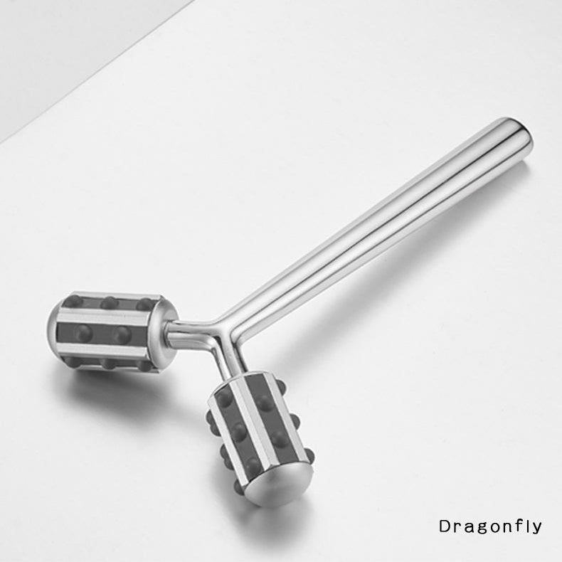 Black Germanium Y-shaped Body/Face Roller |CSR9 - Jade Valley Gifts & Floral Design Centre