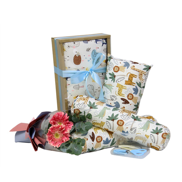 Baby Blosters Set with Flowers | B305 - Jade Valley Gifts & Floral Design Centre