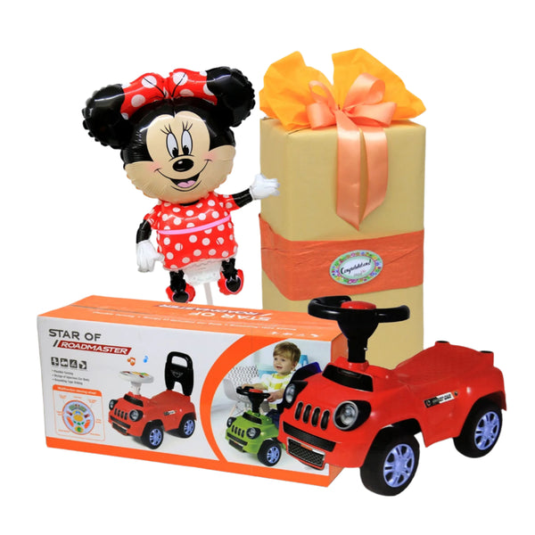 Ride-On Push Car with Ballon | B306 - Jade Valley Gifts & Floral Design Centre