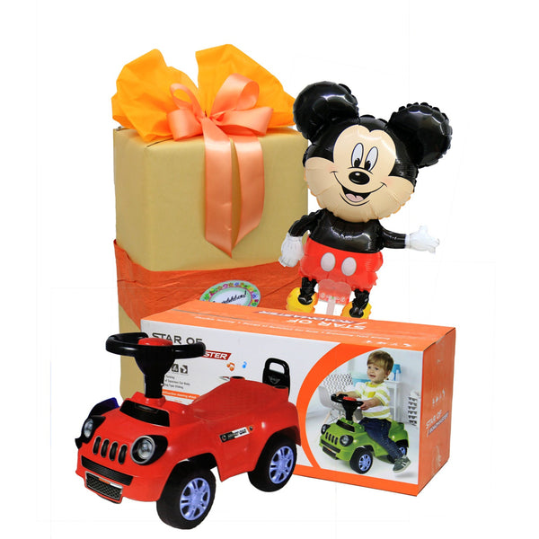 Ride-On Push Car with Ballon | B306 - Jade Valley Gifts & Floral Design Centre