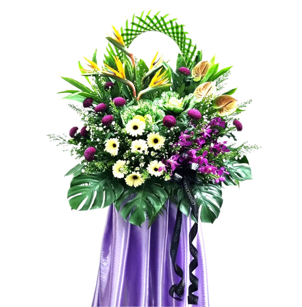 Condolence Flower Funeral Wreath | W662 - Jade Valley Gifts & Floral Design Centre
