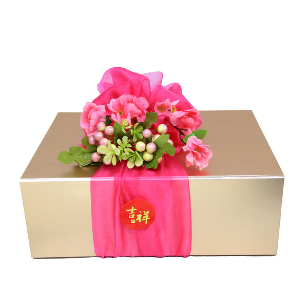 CNY Abalone & Wine Hamper | Skylight Abalones & Martell VSOP | CR756 - Jade Valley Gifts & Floral Design Centre