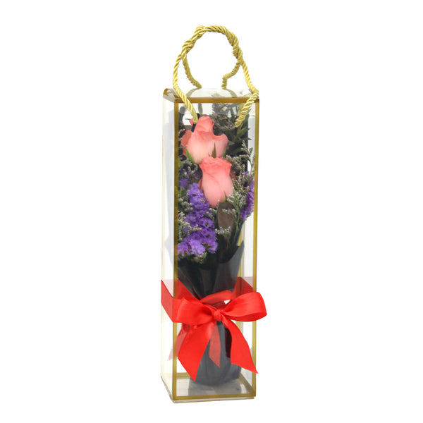 Just 2 Red Rose| V21A-B - Jade Valley Gifts & Floral Design Centre