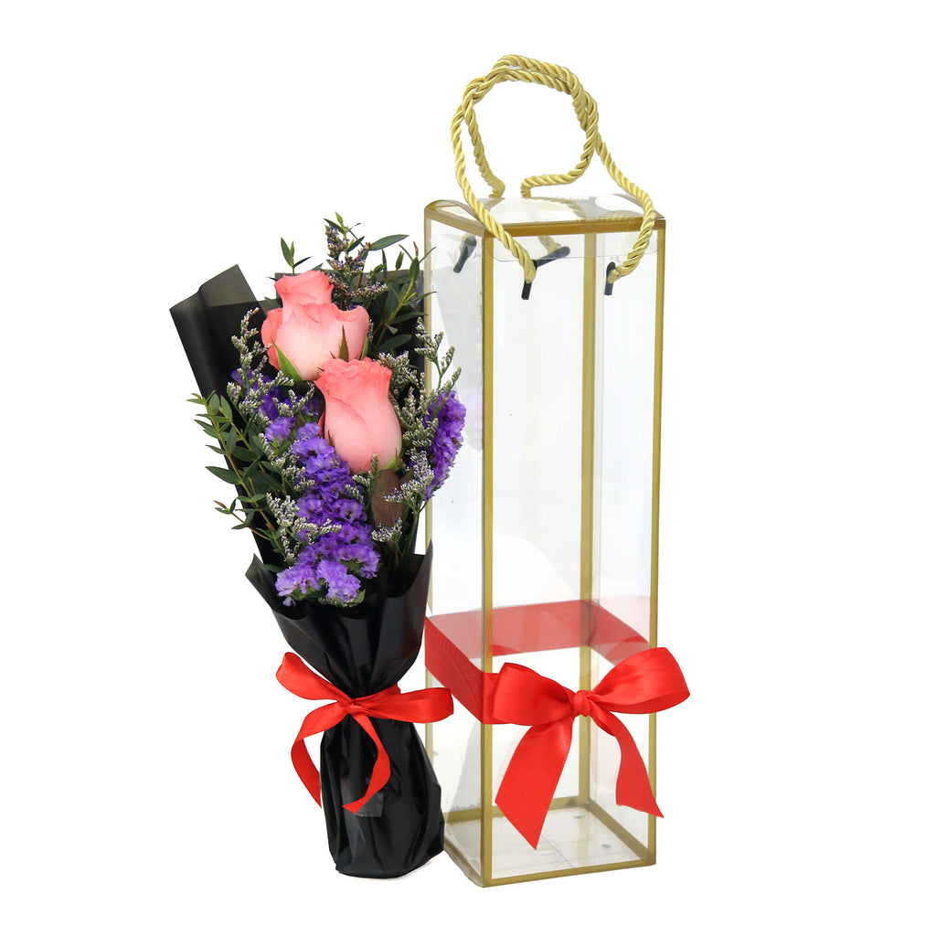 Just 2 Red Rose| V21A-B - Jade Valley Gifts & Floral Design Centre