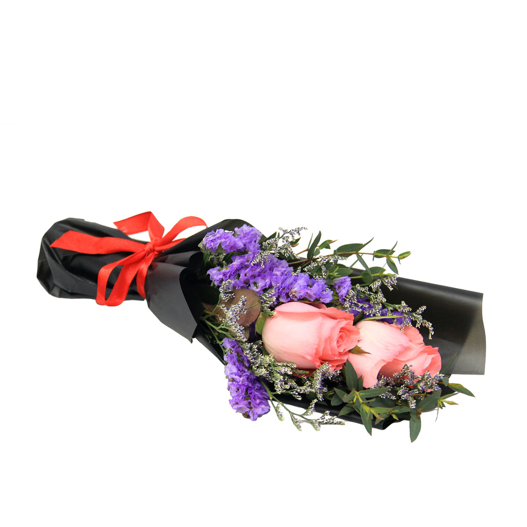 Just 2 Red Rose| V21A-B - Jade Valley Gifts & Floral Design Centre