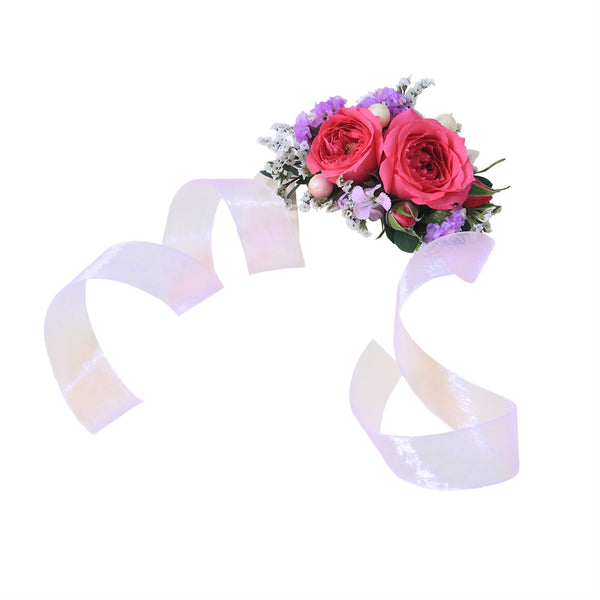 Bride Fresh cut Wrist band | WDB32 - Jade Valley Gifts & Floral Design Centre