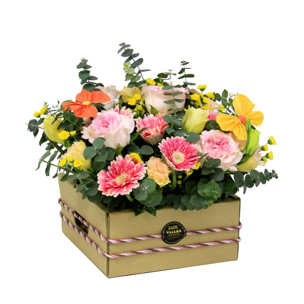 Mix Flowers Arrangement | TB131 - Jade Valley Gifts & Floral Design Centre