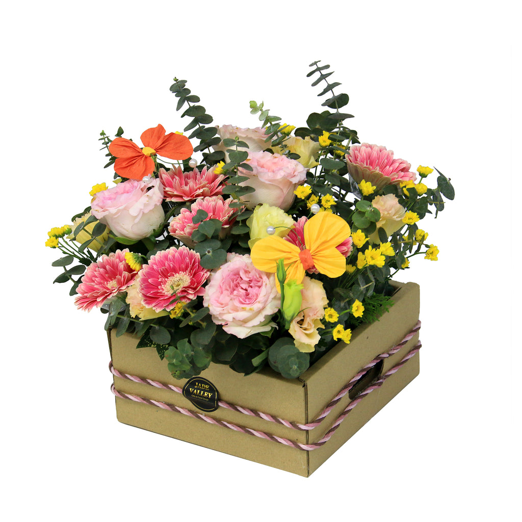 Mix Flowers Arrangement | TB131 - Jade Valley Gifts & Floral Design Centre