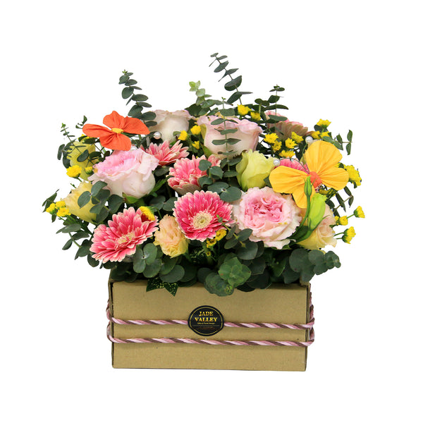 Mix Flowers Arrangement | TB131 - Jade Valley Gifts & Floral Design Centre