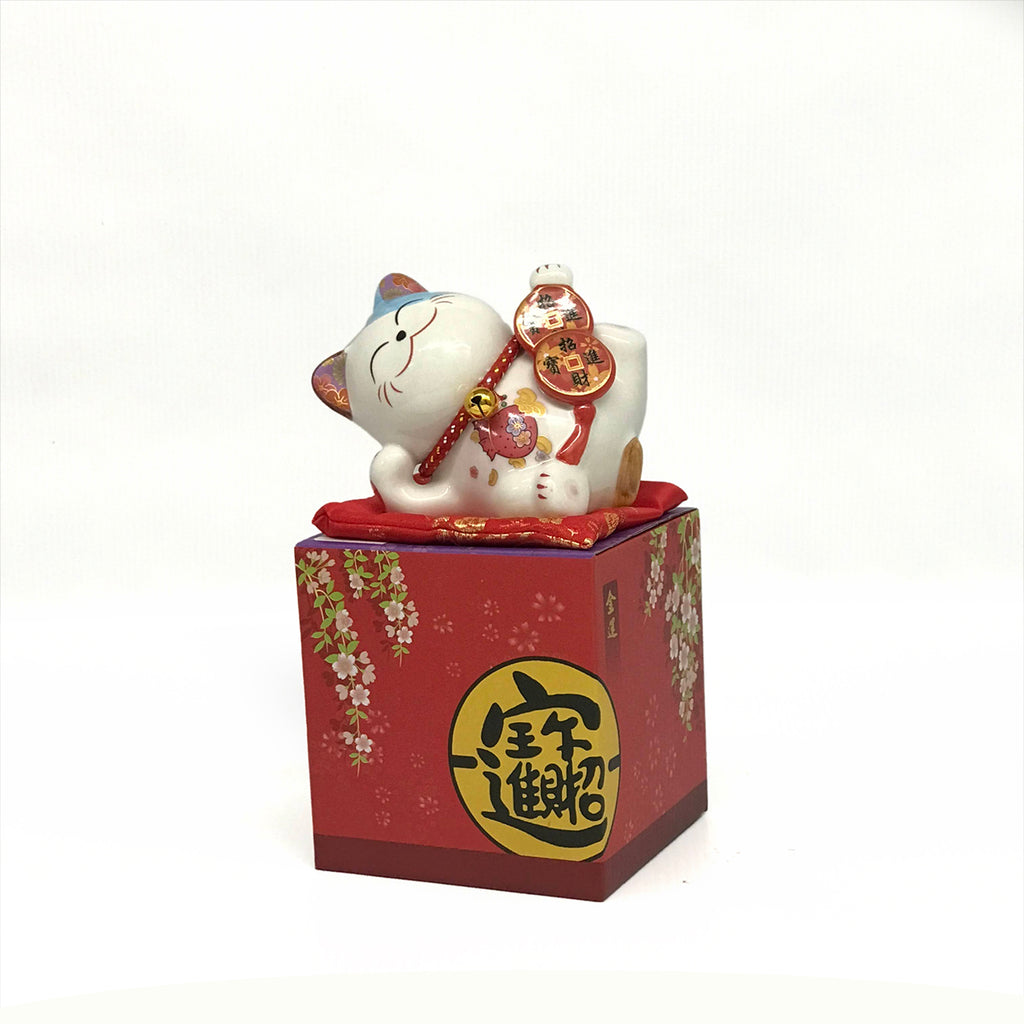 Congratulatory Grand Opening Flower with Lucky Cat | FO233 - Jade Valley Gifts & Floral Design Centre