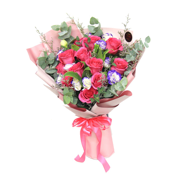 Red Rose Bouquet | 12 Roses | V5 - Jade Valley Gifts & Floral Design Centre