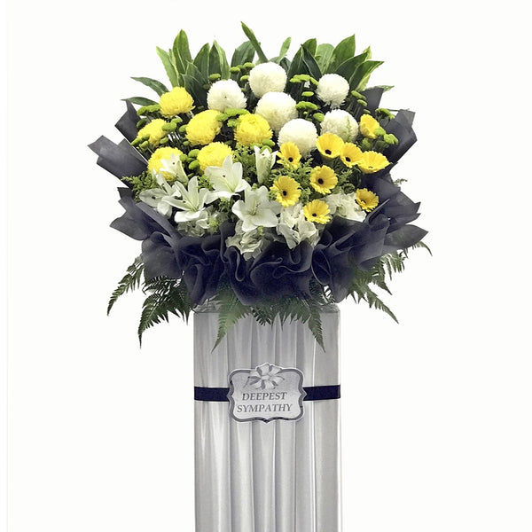 Condolence Flower Funeral Wreath | W641 - Jade Valley Gifts & Floral Design Centre