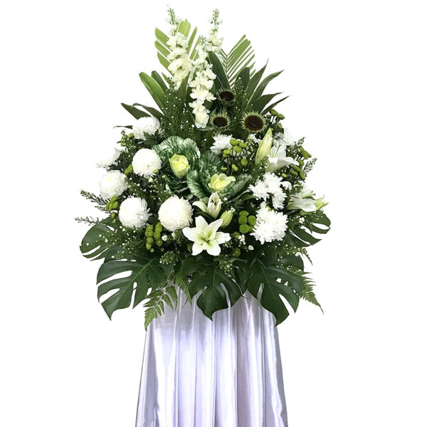 Condolence Flower Funeral Wreath | W661 - Jade Valley Gifts & Floral Design Centre
