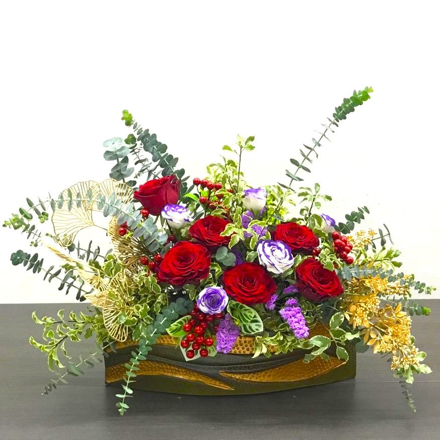 Hari Raya Roses Flowers | RF81 - Jade Valley Gifts & Floral Design Centre