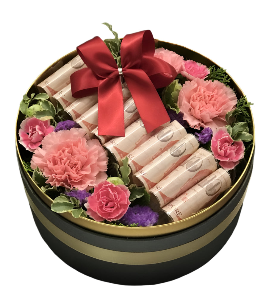 Money Box Flowers | MD120 - Jade Valley Gifts & Floral Design Centre