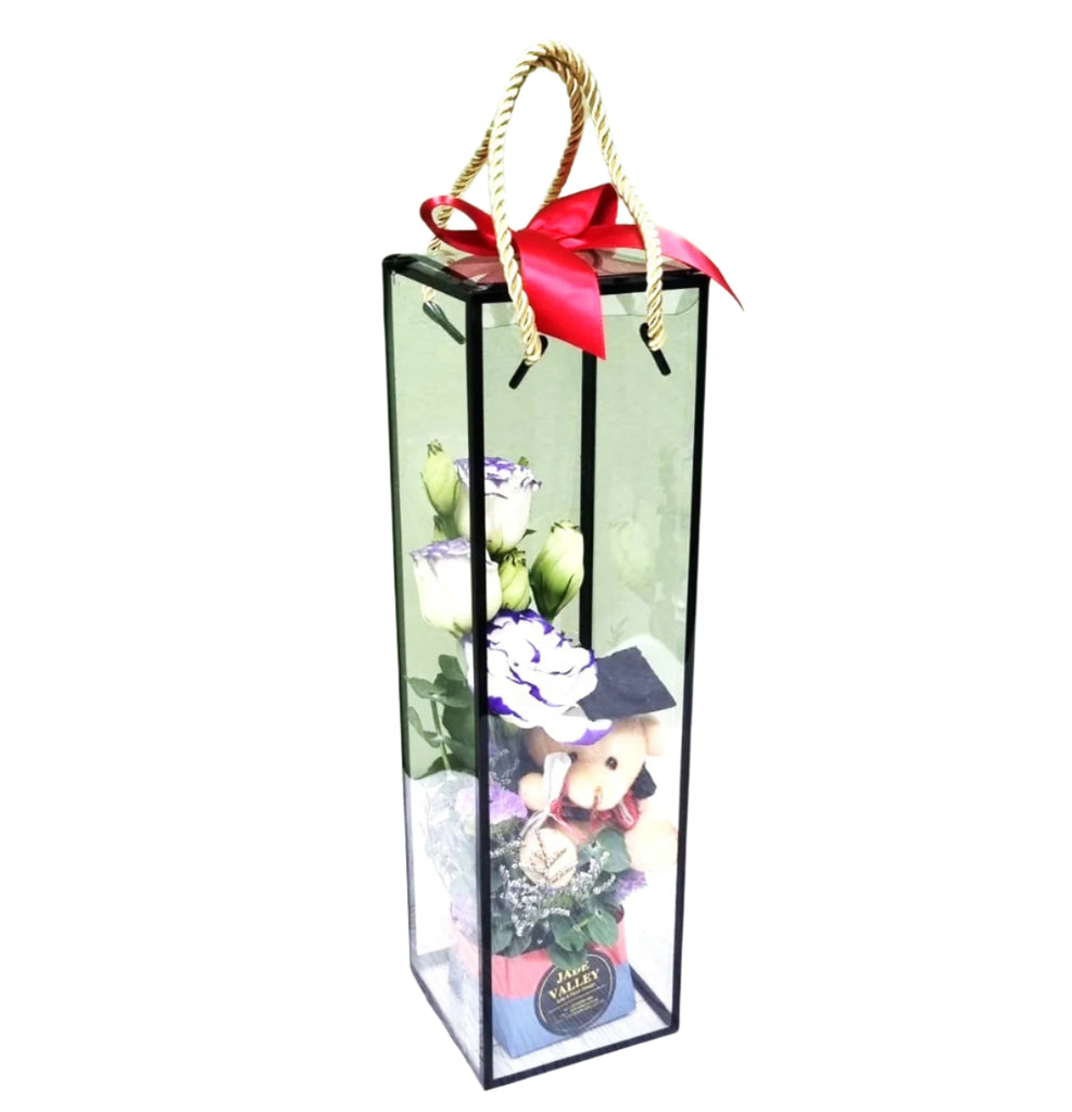 Graduation Flowers and Graduation Bear | GT261 - Jade Valley Gifts & Floral Design Centre