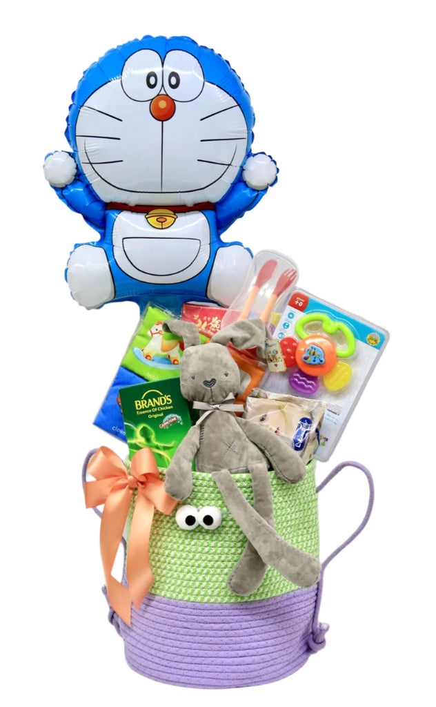 Baby Hamper with Toy Box & Balloon | B301 - Jade Valley Gifts & Floral Design Centre