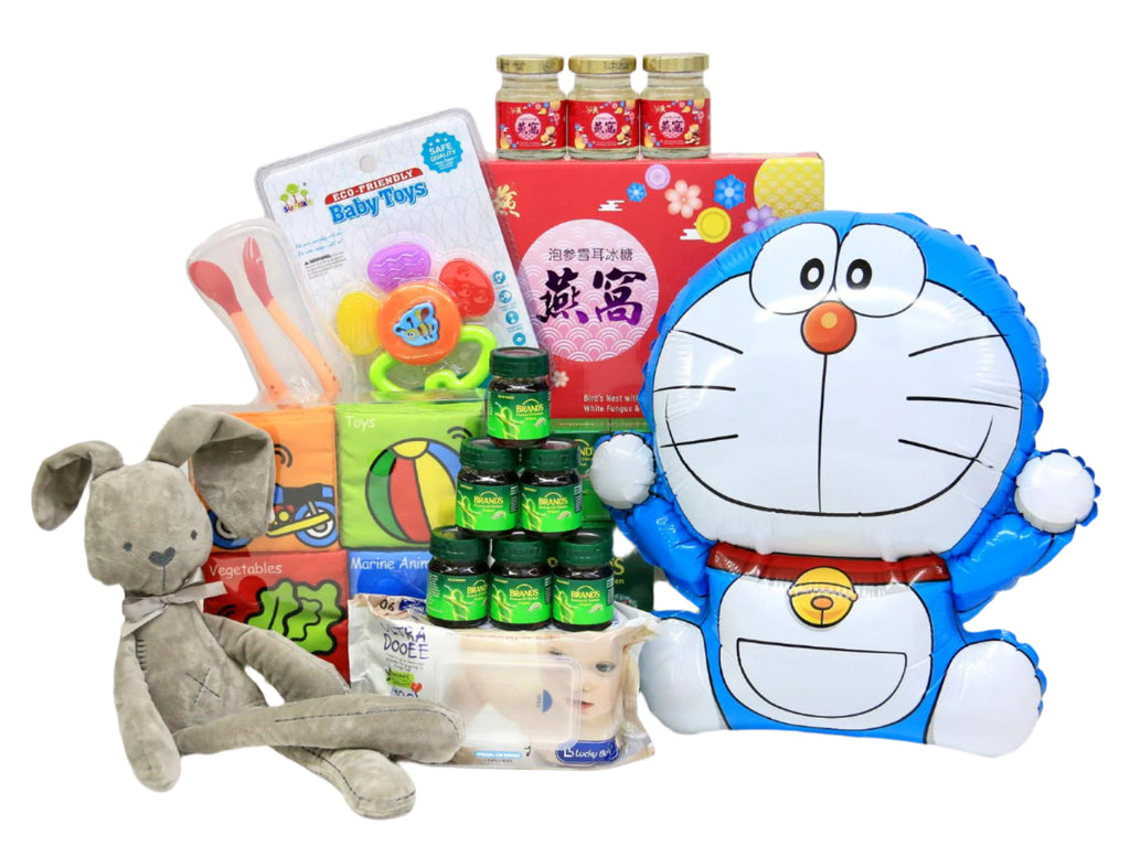 Baby Hamper with Toy Box & Balloon | B301 - Jade Valley Gifts & Floral Design Centre