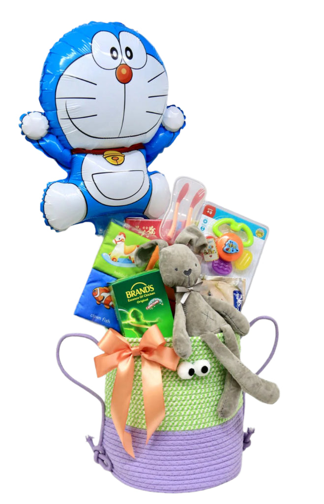 Baby Hamper with Toy Box & Balloon | B301 - Jade Valley Gifts & Floral Design Centre