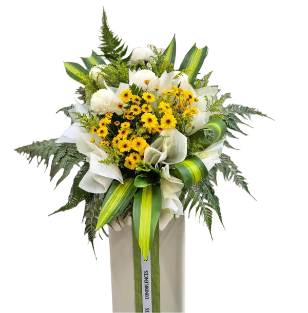 Funeral Wreath | W484 - Jade Valley Gifts & Floral Design Centre