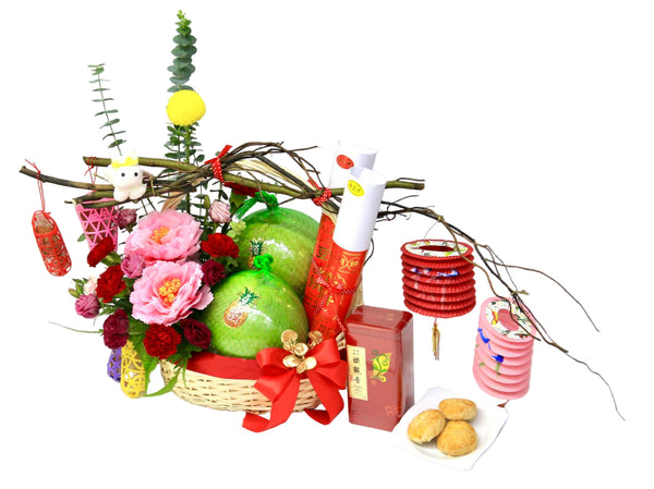 Moon Cakes  & Flowers| GT287 - Jade Valley Gifts & Floral Design Centre