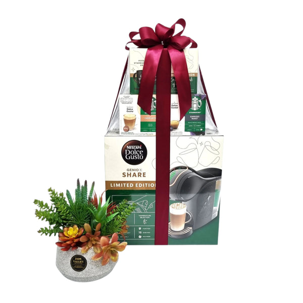 Nescafe Coffee Maker with Planter | GT263 - Jade Valley Gifts & Floral Design Centre
