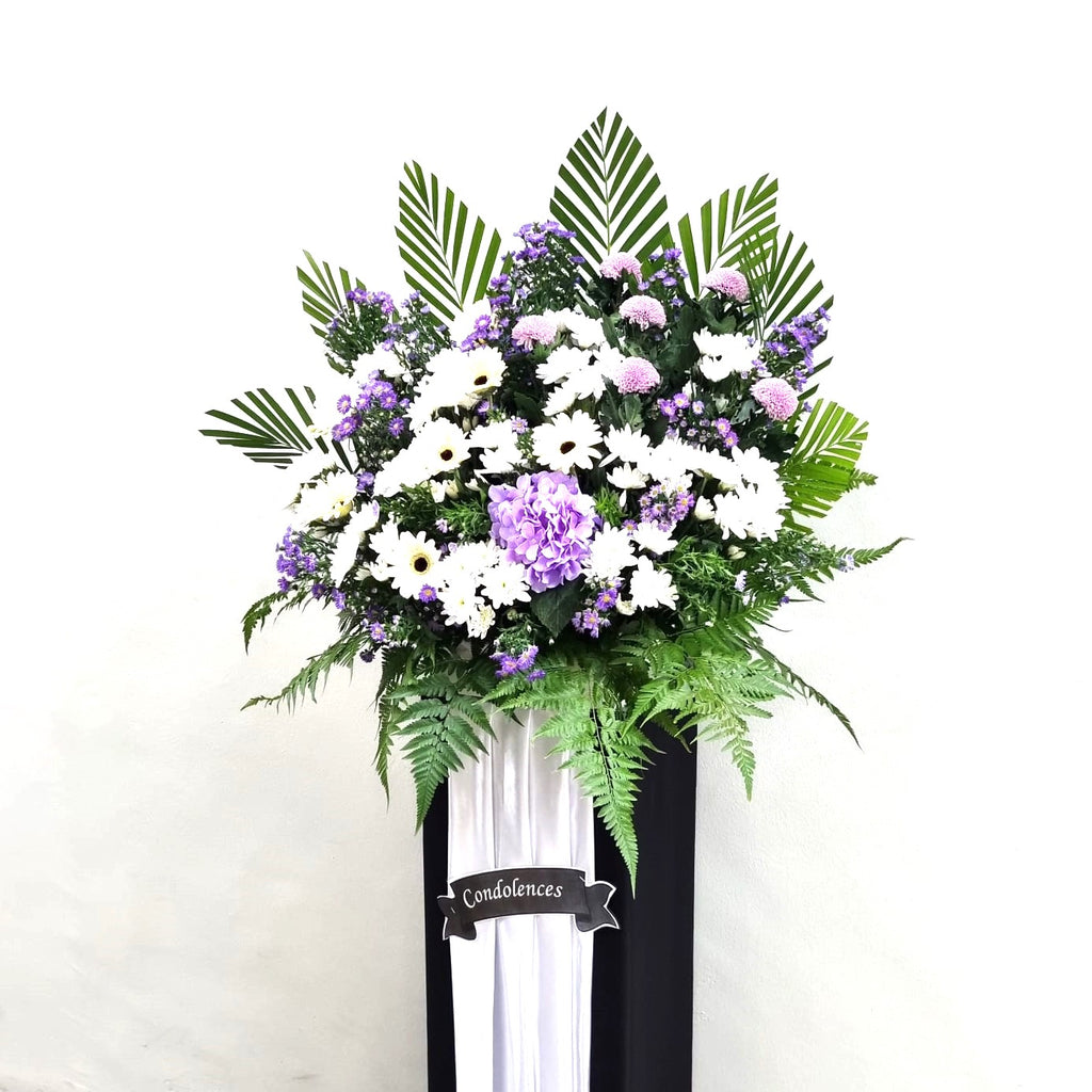 Condolence Flower Funeral Wreath | W590 - Jade Valley Gifts & Floral Design Centre