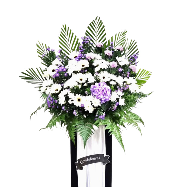 Condolence Flower Funeral Wreath | W590 - Jade Valley Gifts & Floral Design Centre
