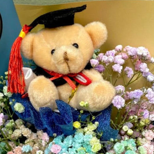 Graduation Mini Hand Bouquet | BQ141 - Jade Valley Gifts & Floral Design Centre