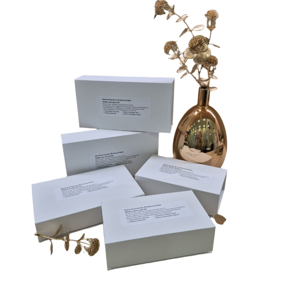 Black Germanium Y-shaped Body/Face Roller |CSR9 - Jade Valley Gifts & Floral Design Centre