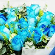 Blue Roses Bouquet | BQ148 - Jade Valley Gifts & Floral Design Centre