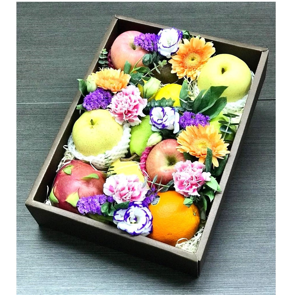 Fruits & Flowers Get Well Hamper | FF157 - Jade Valley Gifts & Floral Design Centre