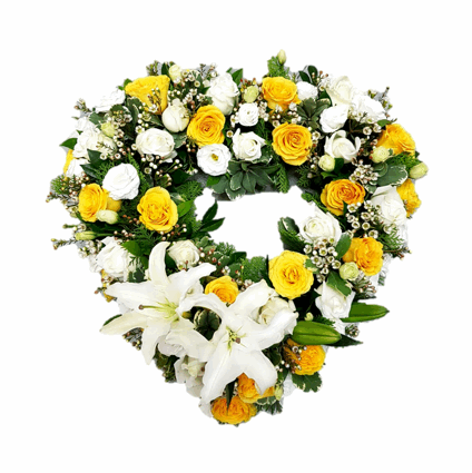 Coffin Top Roses | W504 - Jade Valley Gifts & Floral Design Centre