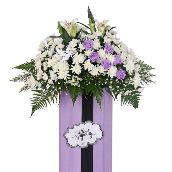 Condolence Flower Funeral Wreath | C430B - Jade Valley Gifts & Floral Design Centre