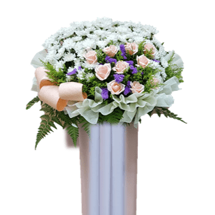 Condolence Flower Funeral Wreath | W564 - Jade Valley Gifts & Floral Design Centre