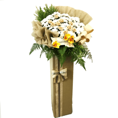 Condolence Flower Funeral Wreath | W565 - Jade Valley Gifts & Floral Design Centre