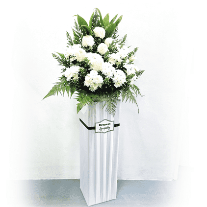 Condolence Flower Funeral Wreath | W584 - Jade Valley Gifts & Floral Design Centre