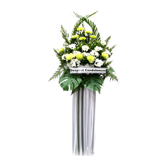 Condolence Flower Funeral Wreath | W603 - Jade Valley Gifts & Floral Design Centre