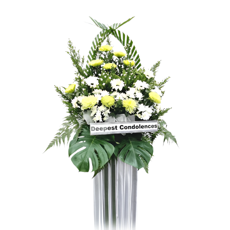 Condolence Flower Funeral Wreath | W603 - Jade Valley Gifts & Floral Design Centre