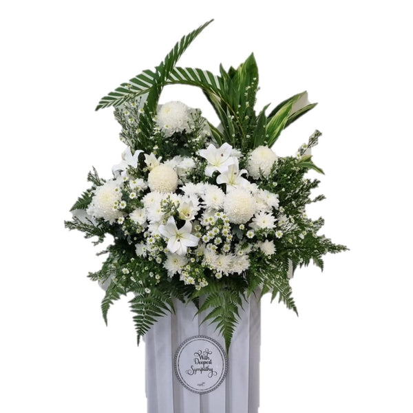 Condolence Flower Funeral Wreath | W622 - Jade Valley Gifts & Floral Design Centre