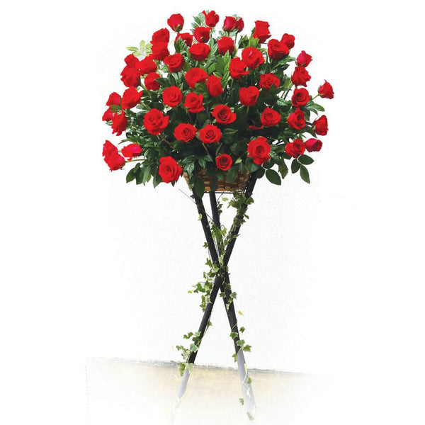 Congratulatory Rose Grand Opening Stand | FO256 - Jade Valley Gifts & Floral Design Centre