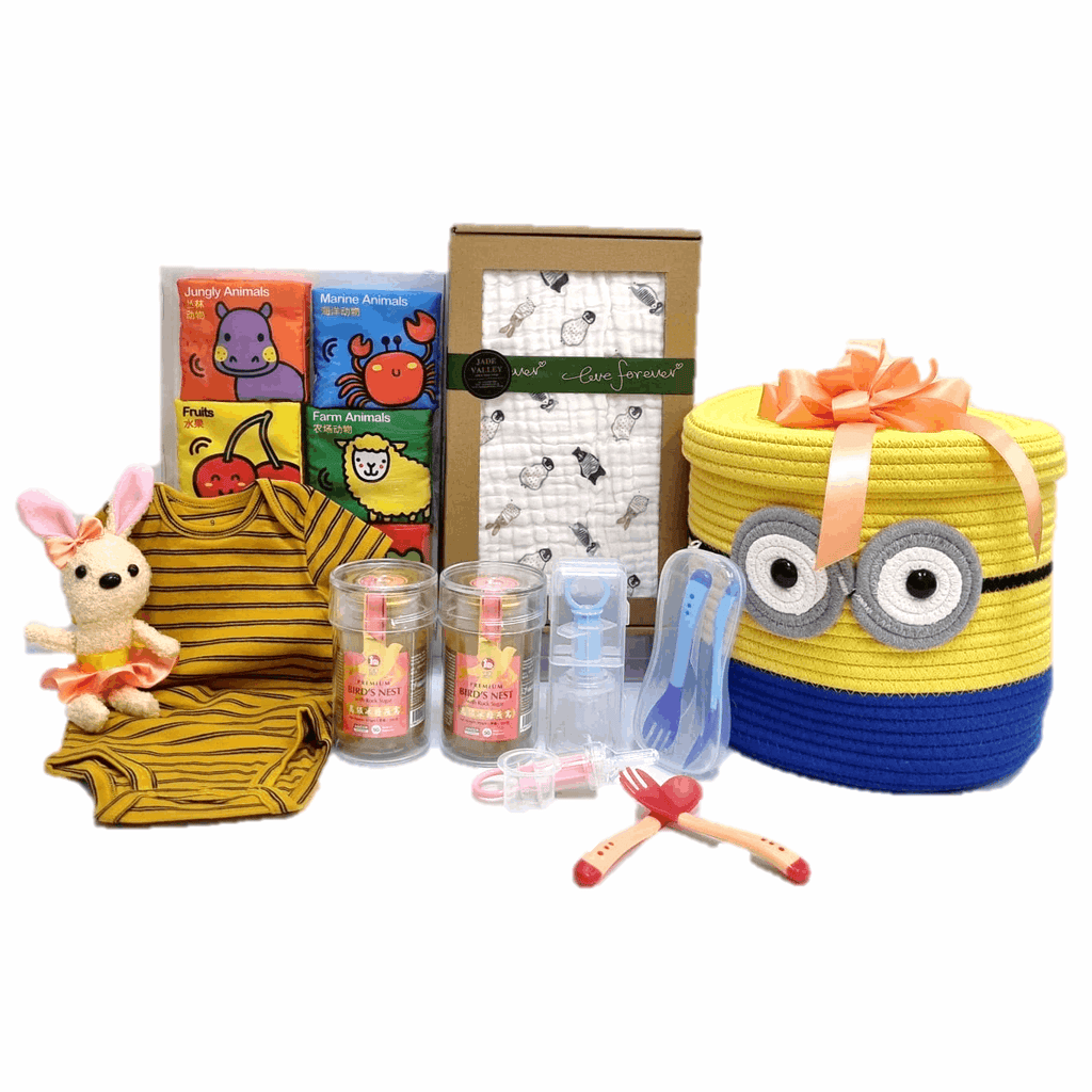 Cozy Baby Basket Hamper | B285 - Jade Valley Gifts & Floral Design Centre