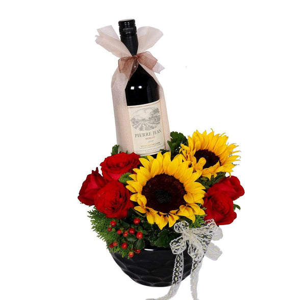Flowers & Wine | GT232 - Jade Valley Gifts & Floral Design Centre