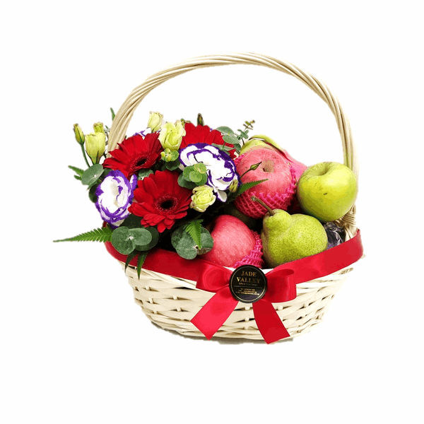 Fruit & Flowers Get Well Basket | FF164 - Jade Valley Gifts & Floral Design Centre