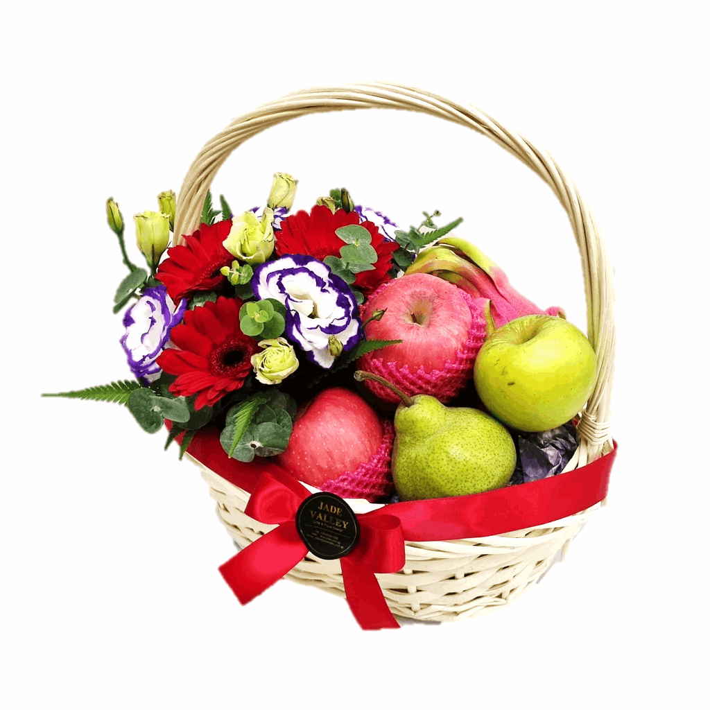 Fruit & Flowers Get Well Basket | FF164 - Jade Valley Gifts & Floral Design Centre