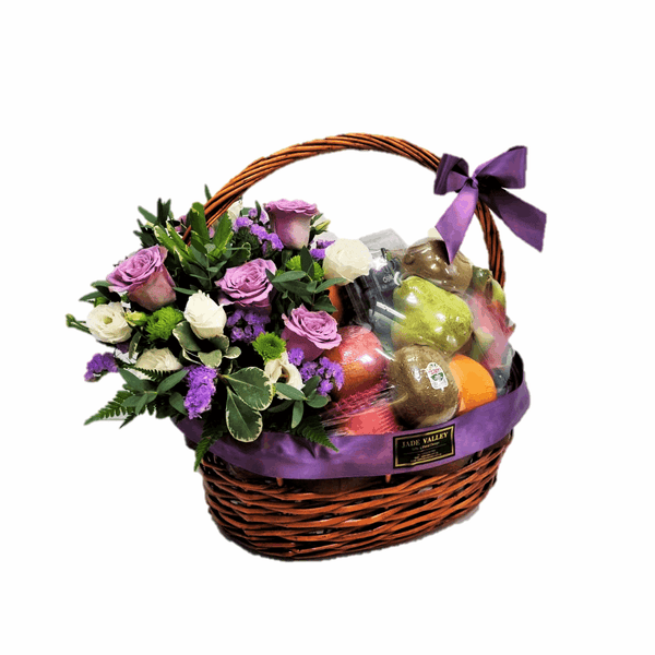 Fruit & Flowers Get Well Basket | FF166 - Jade Valley Gifts & Floral Design Centre