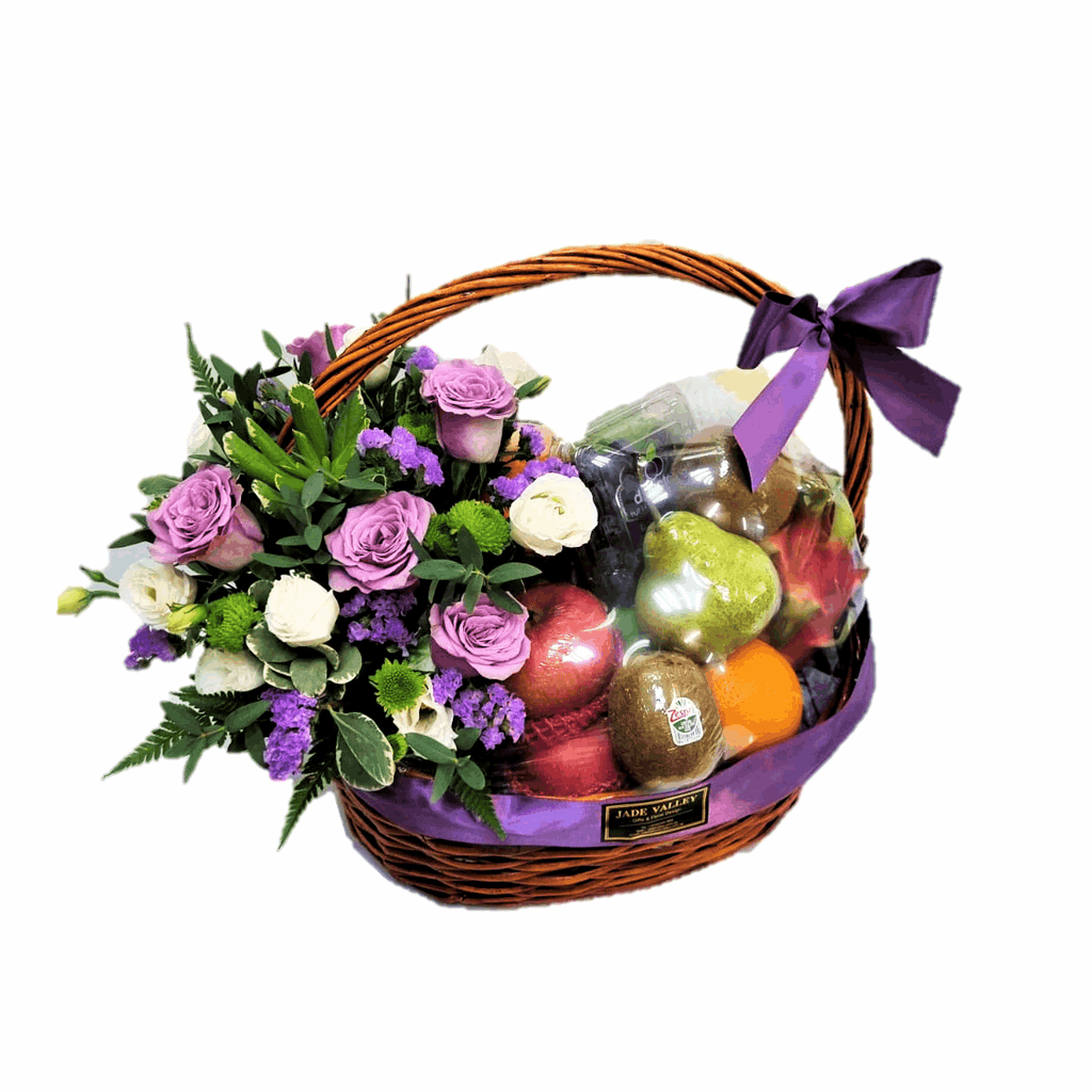 Fruit & Flowers Get Well Basket | FF166 - Jade Valley Gifts & Floral Design Centre