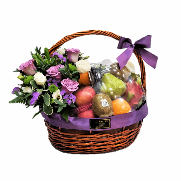 Fruit & Flowers Get Well Basket | FF166 - Jade Valley Gifts & Floral Design Centre