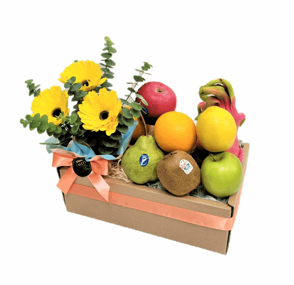 Fruits & Flowers Get Well Hamper | FF148 - Jade Valley Gifts & Floral Design Centre